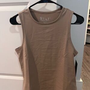 BYLT Basics Women's Muscle Tank - Taupe